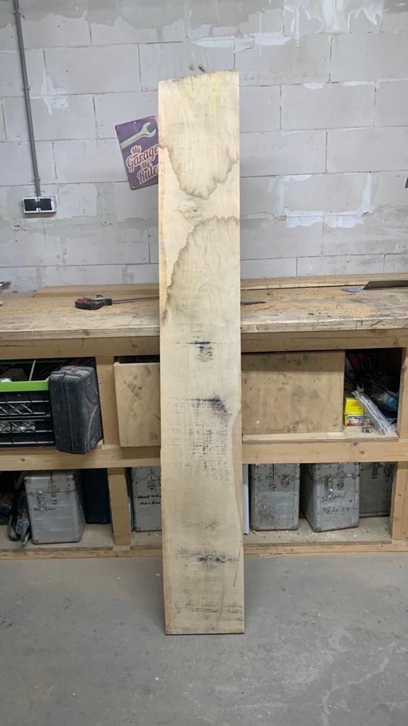 Eiken plank 1900x290x30, Tuin en Terras, Palen, Balken en Planken, Ophalen, Zo goed als nieuw, 250 cm of meer, Planken