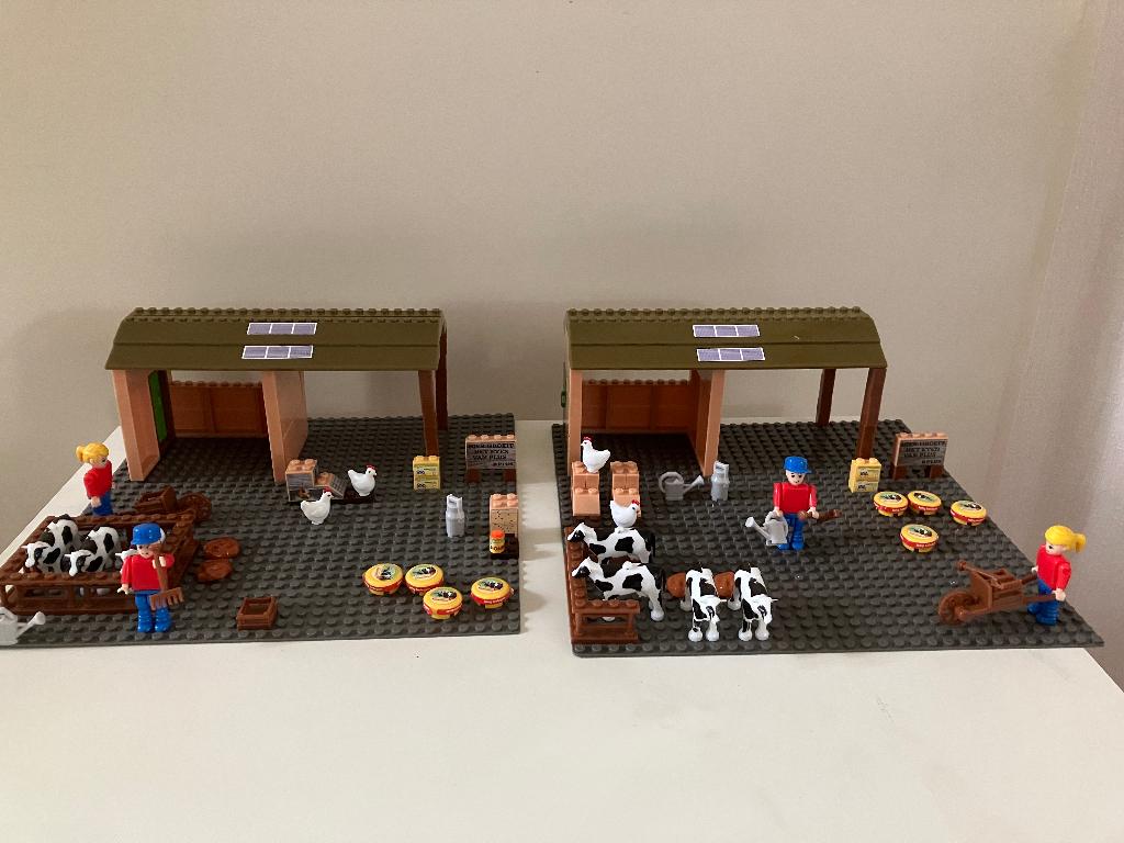 Plus bricks boerderij en supermarkt, Kinderen en Baby's, Speelgoed | Bouwstenen, Gebruikt, Ophalen of Verzenden