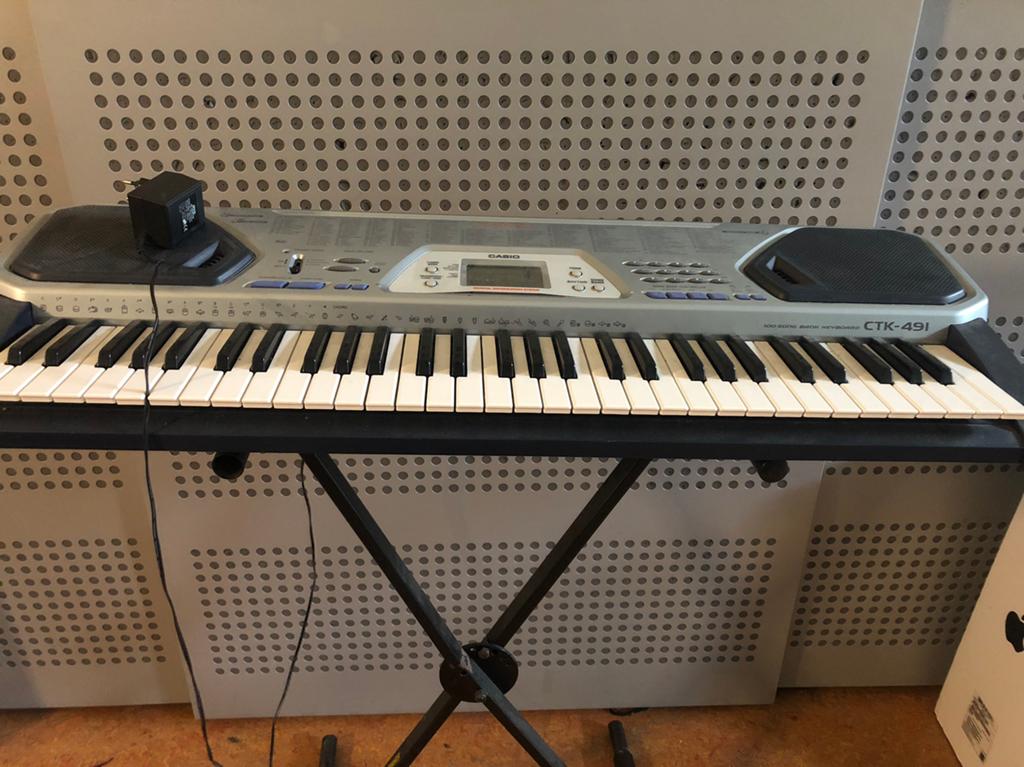 Casio ctk-491 keyboard, Casio, Midi-aansluiting, Ophalen of Verzenden, 61 toetsen