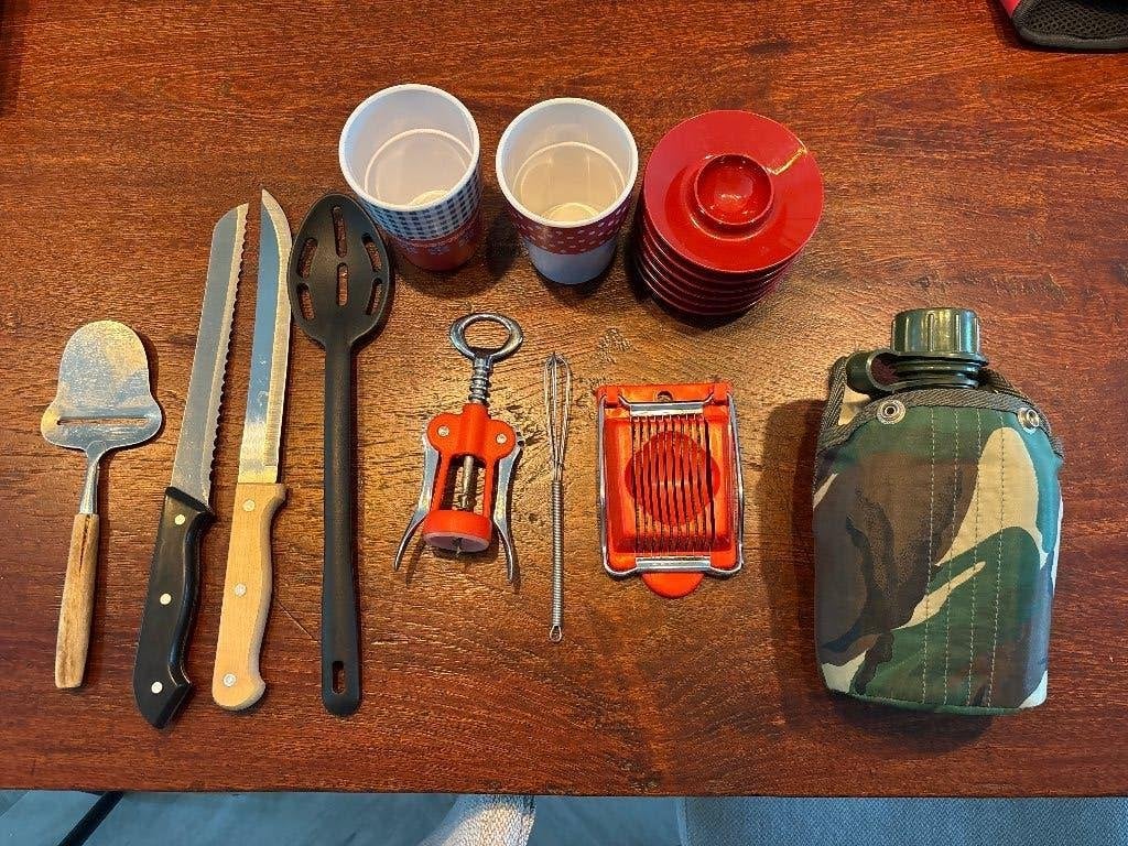 Campingspullen, Ophalen, Gebruikt