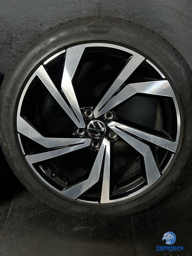 Nieuwe originele VW Caddy 18 inch zwarte velgen 5x112 zomerb, 18 inch, -, -, Banden en Velgen