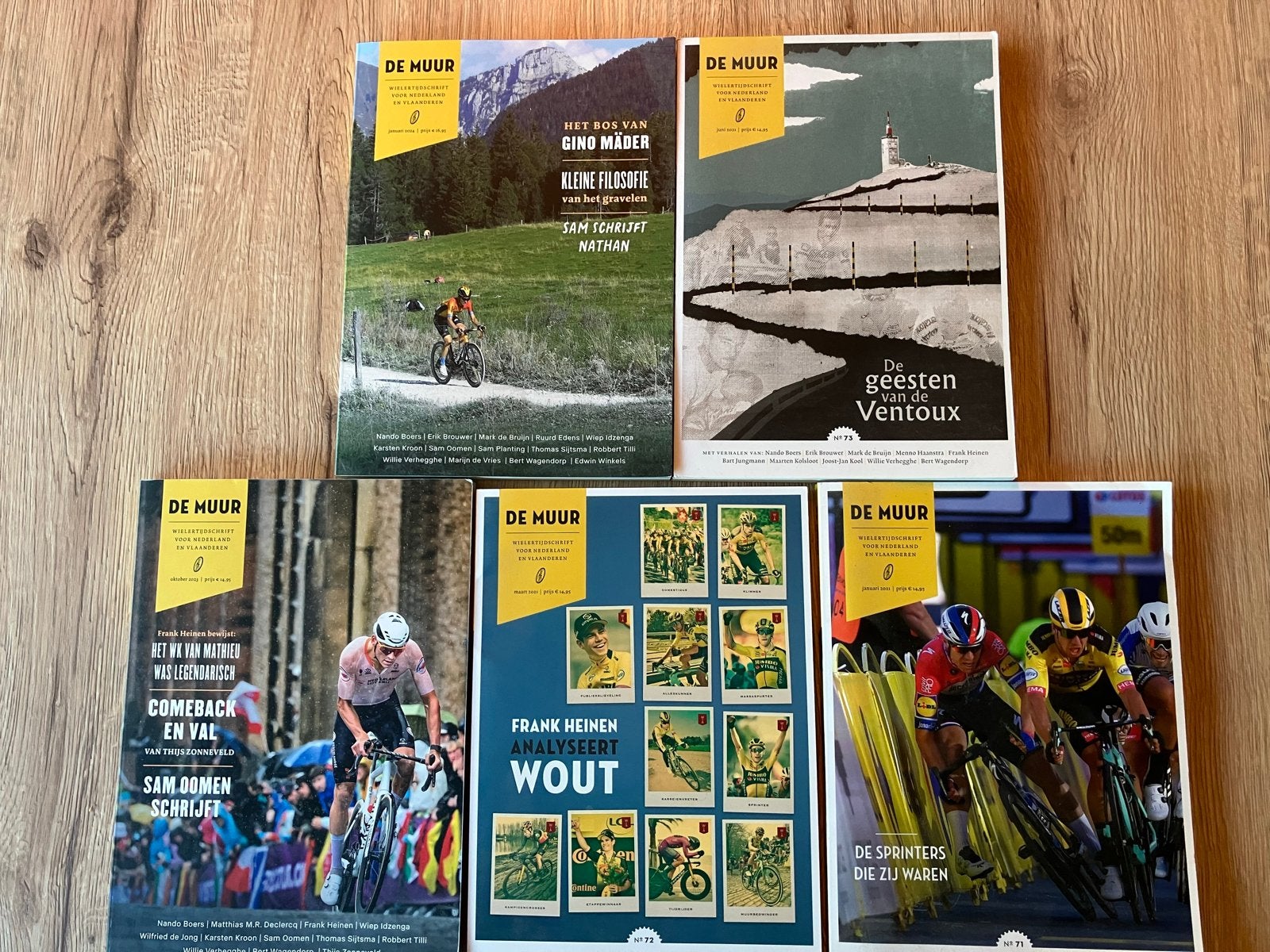 De Muur Tijdschriften - Wielrennen en Sportverhalen, Boeken, Ophalen of Verzenden, Gelezen, Lopen en Fietsen