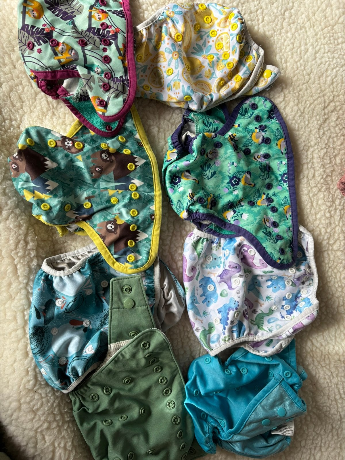 Complete wasbare luierset, Kinderen en Baby's, Ophalen of Verzenden, Gebruikt, One size