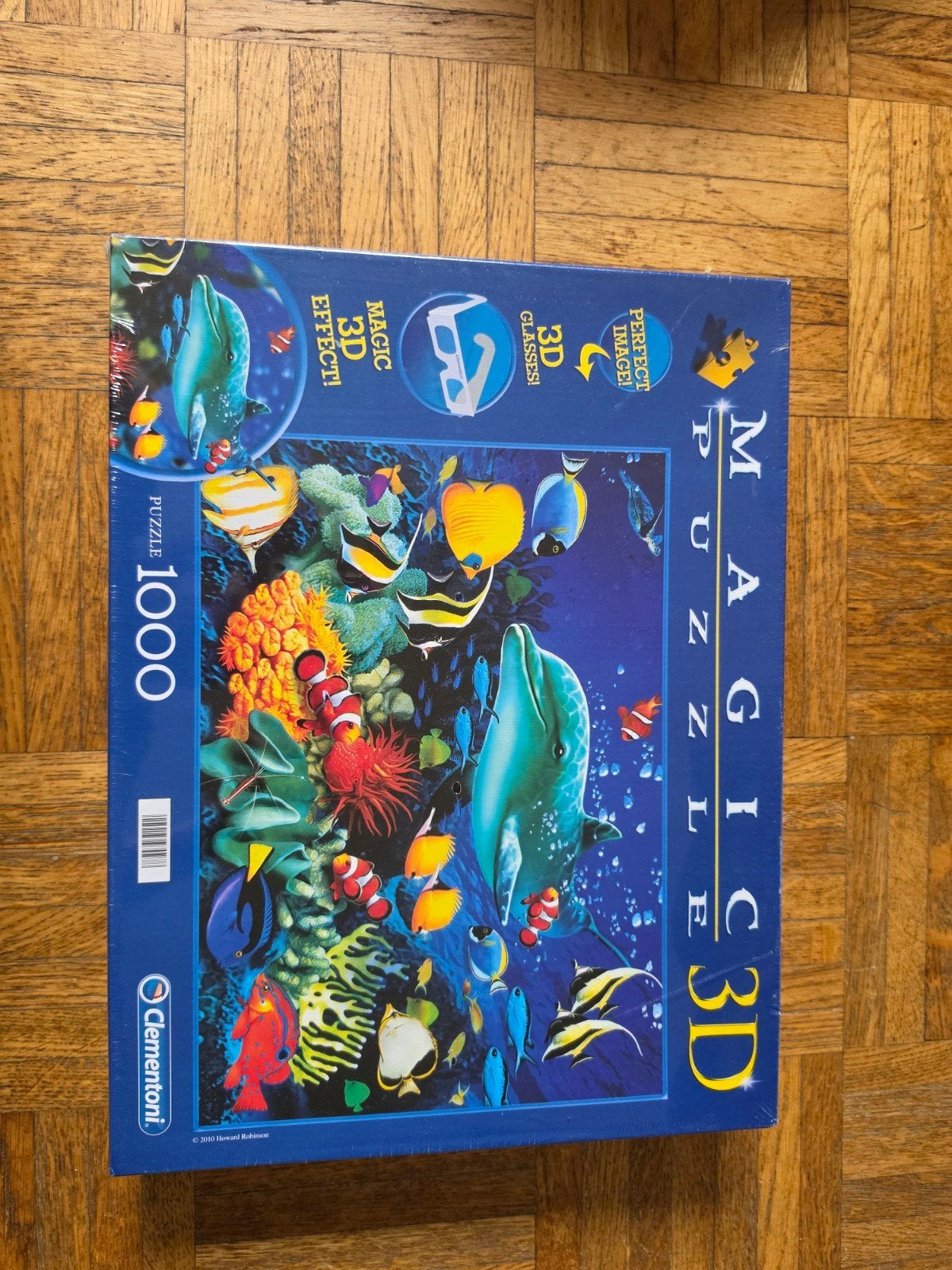 Nieuwe Clementoni 3D Puzzel 1000 Stukjes - Onderwaterwereld, Ophalen of Verzenden, 500 t/m 1500 stukjes, Nieuw, Legpuzzel
