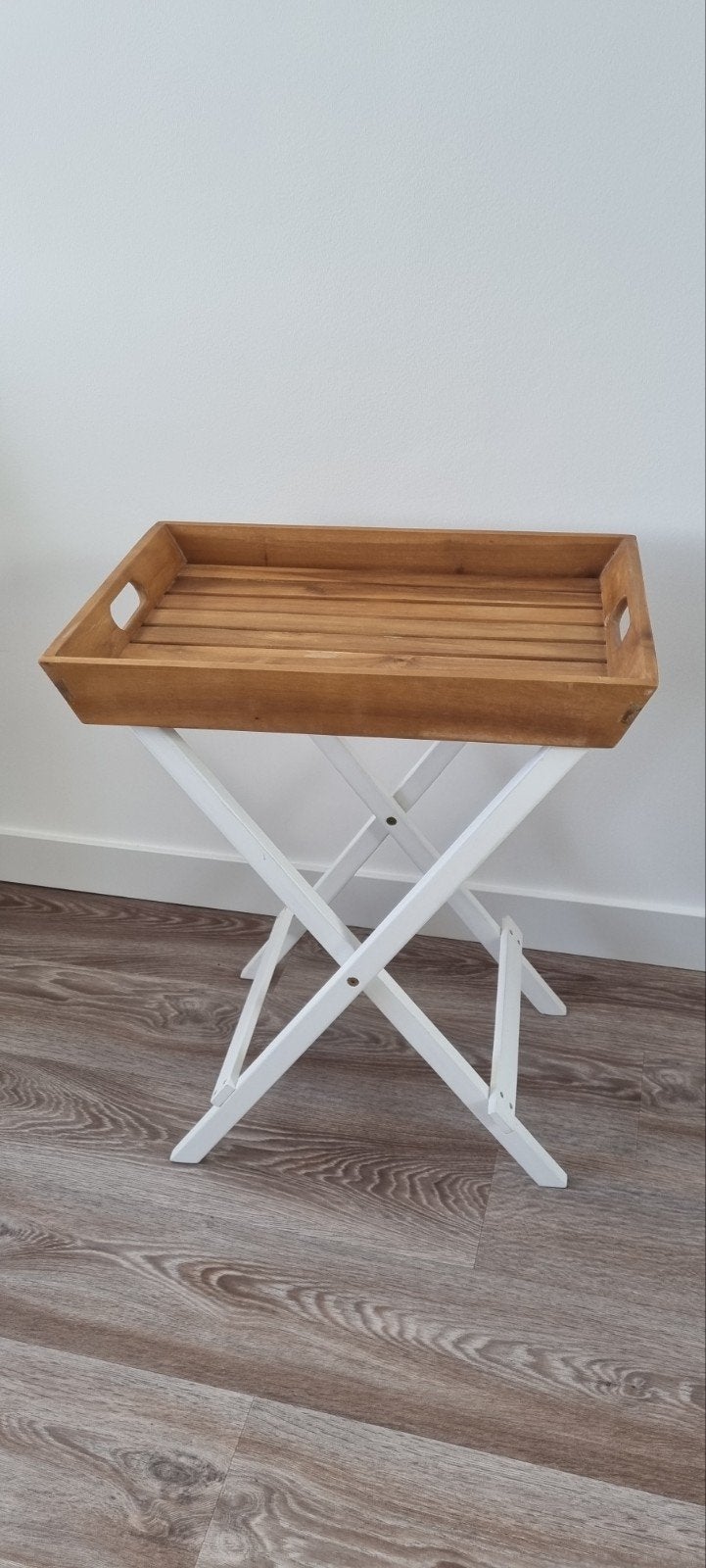 Dienbladtafel Butlertray inklapbaar, Ophalen, Zo goed als nieuw, Inklapbaar, Hout