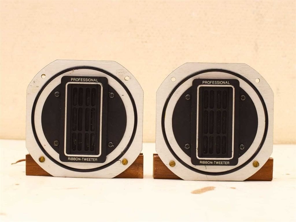 2 stuks Professional ribbon tweeter 52647, Ophalen of Verzenden, Gebruikt, Minder dan 60 watt, Overige merken