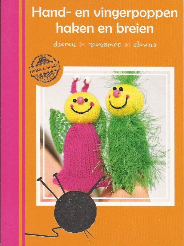 Hand- en vingerpoppen haken en breien, Ophalen of Verzenden, Zo goed als nieuw, Breien of Haken, Patroon of Boek