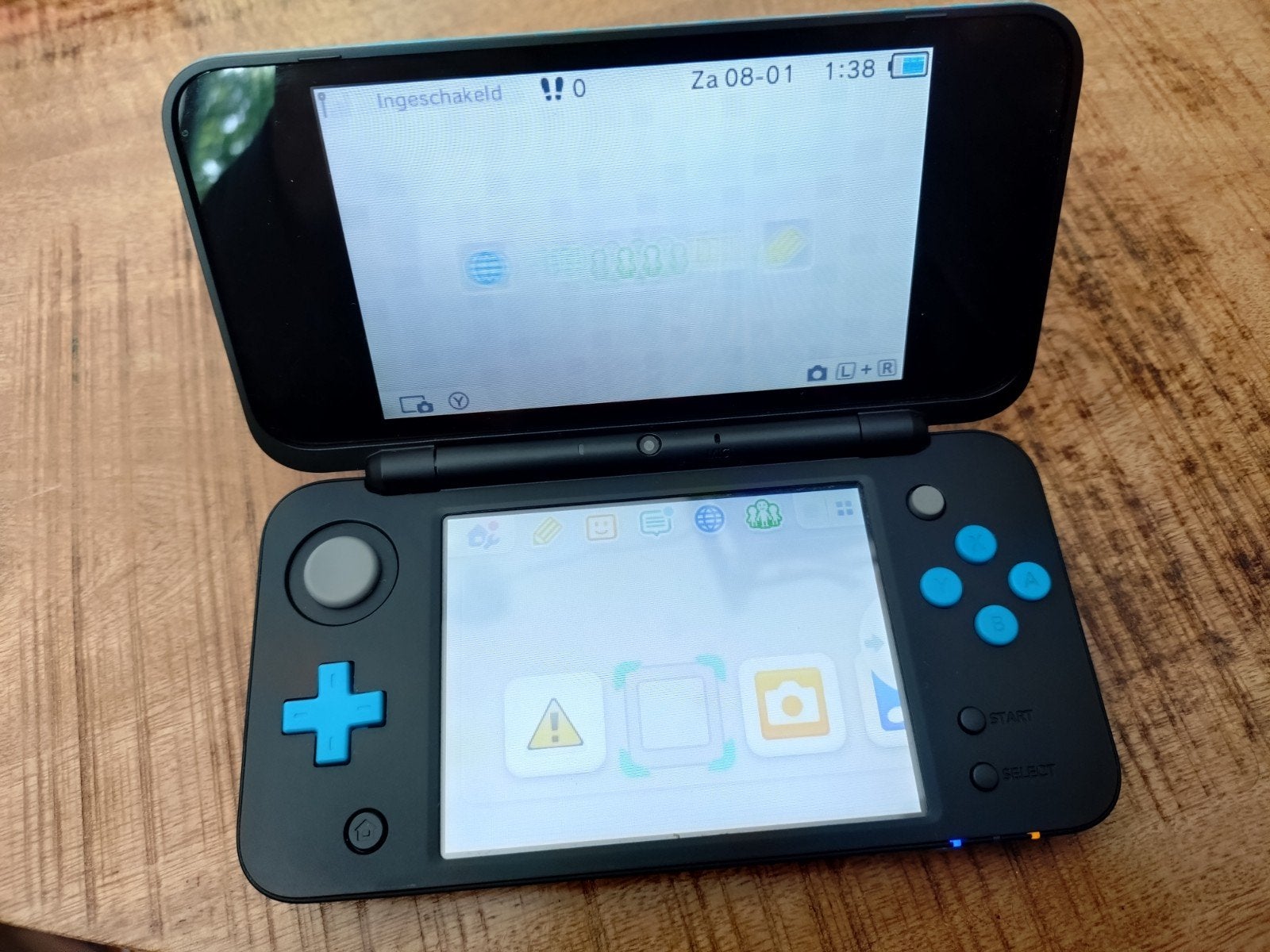 Nintendo 2ds xl turquoise zwart, Ophalen of Verzenden, Blauw, 2DS