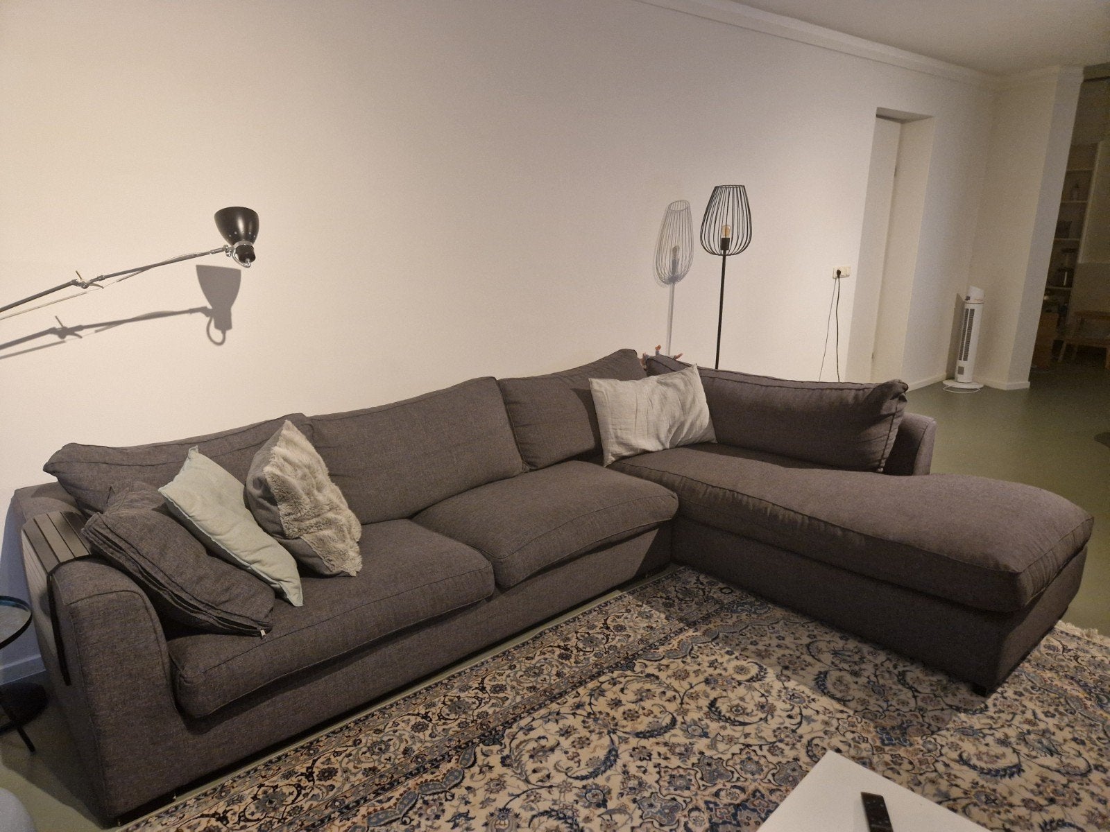 Comfortabele hoekbank - licht doorgezakt, zonverkleuring, Huis en Inrichting, Banken | Bankstellen, Ophalen, 250 tot 300 cm, Gebruikt