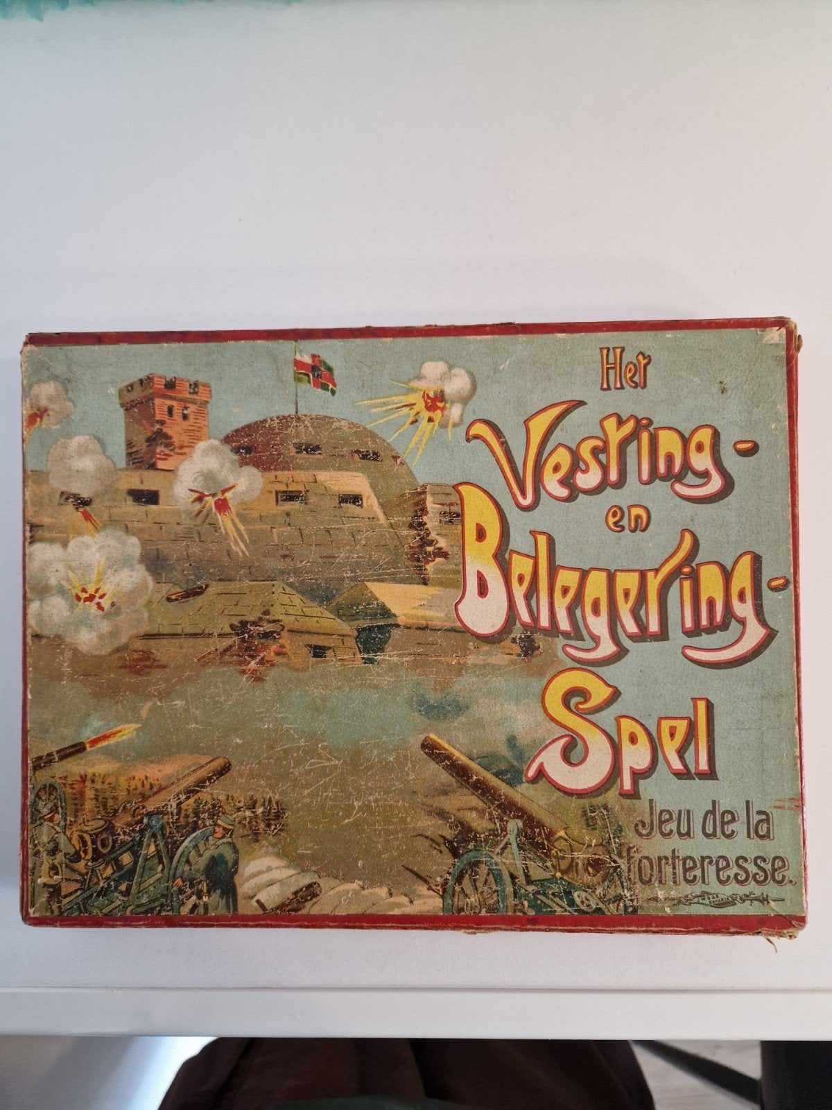 Vesting en Belegeringsspel vintage zeer oud, Ophalen of Verzenden