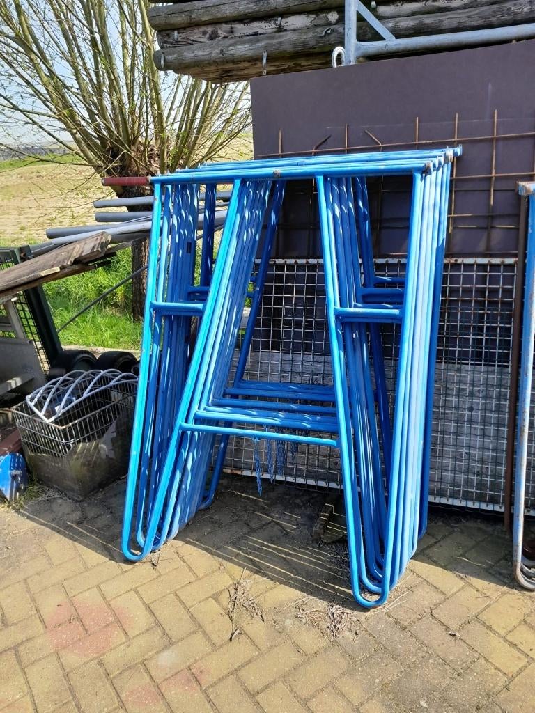 schragen ,bouwschragen , klapschragen, Doe-het-zelf en Verbouw, Ophalen, Gebruikt, Gevelsteiger, Minder dan 2 meter