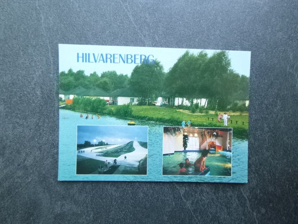 Hilvarenbeek, Hilvarenberg/skibaan/zwembad, Verzenden, 1980 tot heden, Gelopen, Noord-Brabant