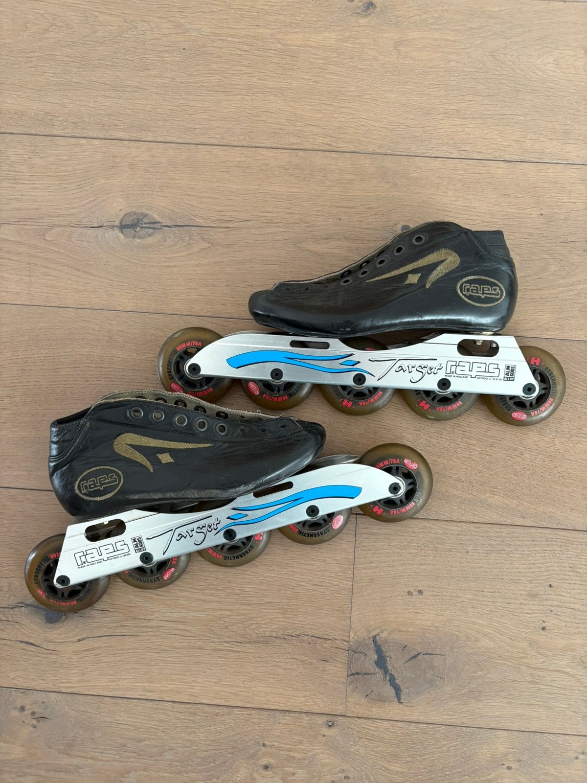 Raps leren skeelers, Overige merken, Gebruikt, Inline skates 5 wielen, Kinderen