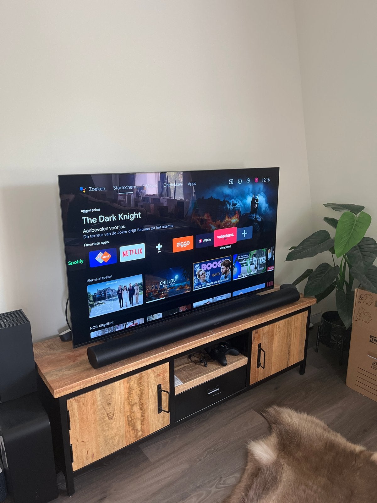 Sony KE-55A8 OLED TV met Google TV - Zwart, Audio, Tv en Foto, Televisies, Ophalen, OLED, Zo goed als nieuw, 100 Hz