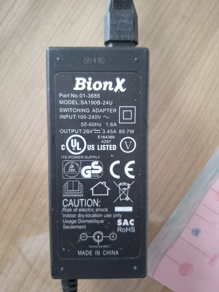 BIONX acculader, Ophalen, Zo goed als nieuw