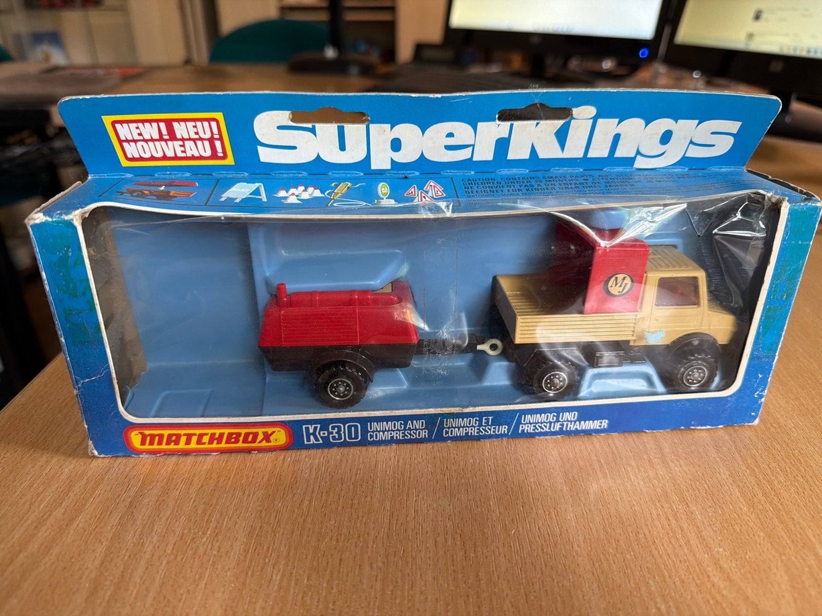 Matchbox Superkings K-30 Unimog & Compressor - Nieuw in doos, Kinderen en Baby's, Ophalen of Verzenden, Nieuw