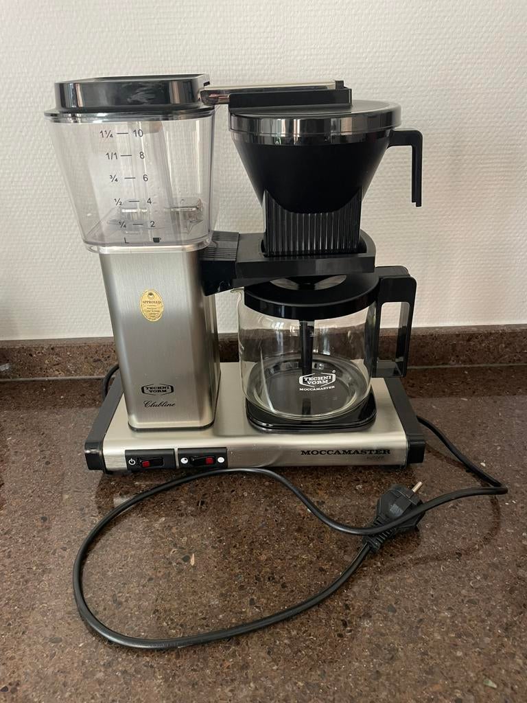 Koffiezetapparaat Moccamaster technivorm - clubline, Gebruikt, Koffiemachine, Gemalen koffie, Ophalen of Verzenden