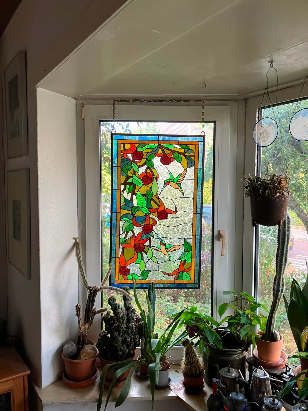 Glas in lood, Ophalen, Zo goed als nieuw, Minder dan 80 cm, Glas in lood