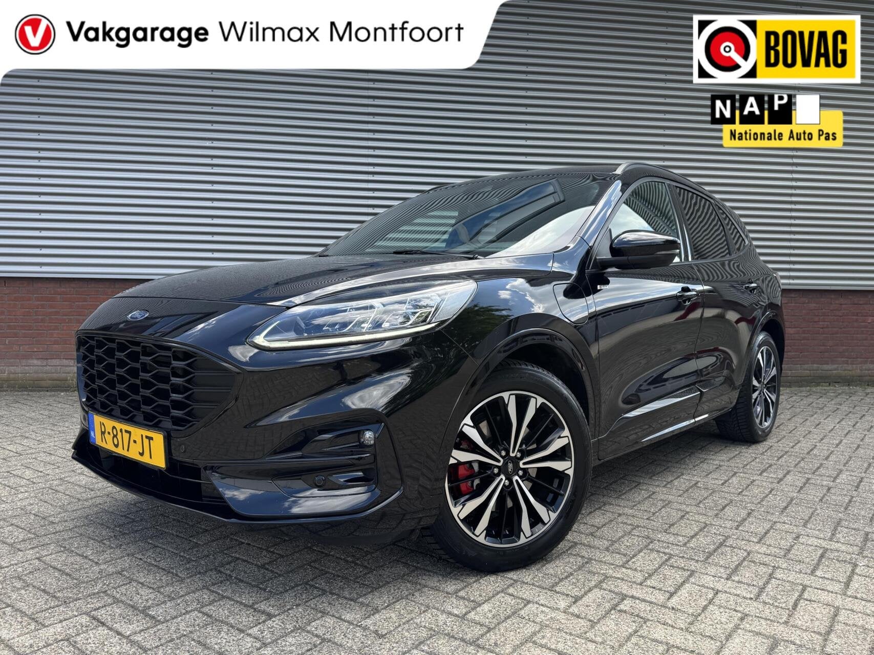 Ford Kuga 2.5 PHEV ST-Line|SOH 91%|Winterpack|B&O|half-Leder, Auto's, Gebruikt, 4 cilinders, Zwart, Hybride Elektrisch/Benzine