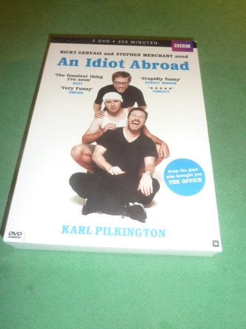 An idiot abroad Seizoen 1 Dvd Ricky Gervais Karl Pilkington, Engels, Seizoen 1, Verzenden, Alle leeftijden