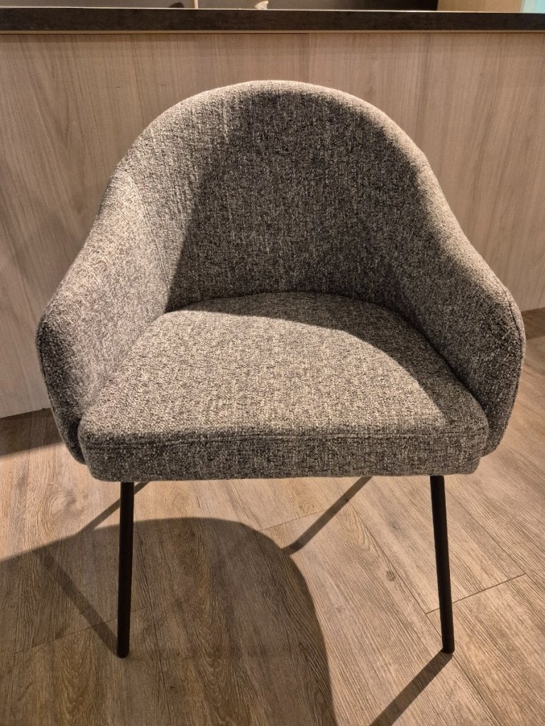 4x Bello armstoel stof Oasis grey - Pronto Wonen, Huis en Inrichting, Stoelen, Niet ingevuld, Niet ingevuld, Niet ingevuld