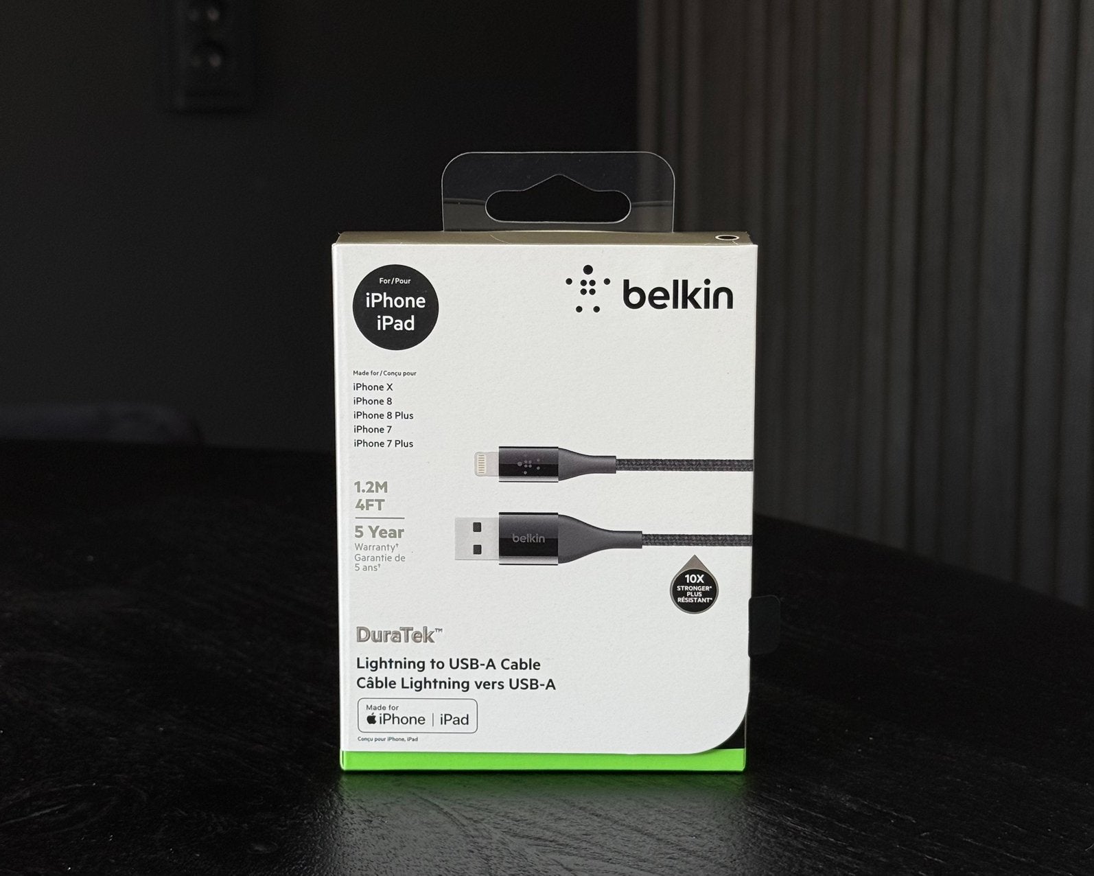 NIEUW Belkin Lightning kabel zwart | 1.20cm, Telecommunicatie, Mobiele telefoons | Telefoon-opladers, Lightning, Nieuw, Ophalen of Verzenden