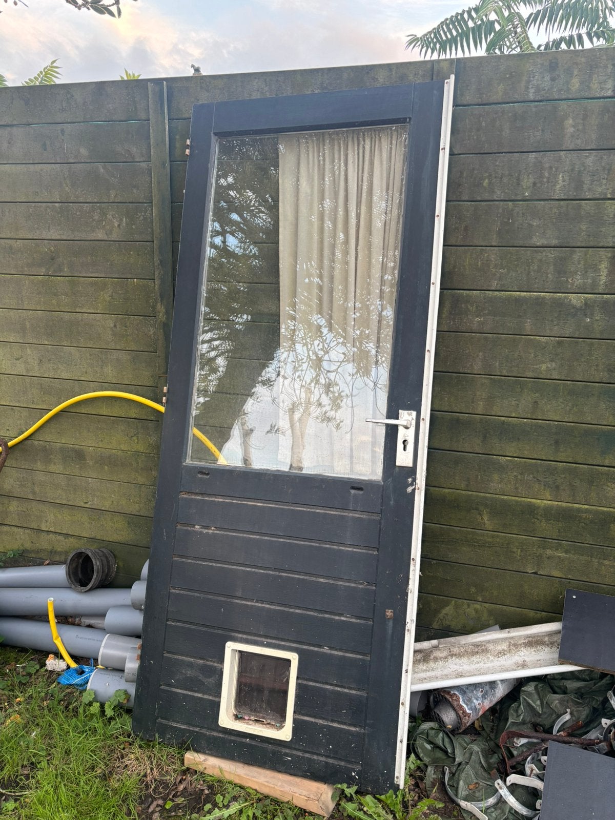 Opknap deur (buitendeur), Ophalen, Gebruikt, Buitendeur, 200 tot 215 cm