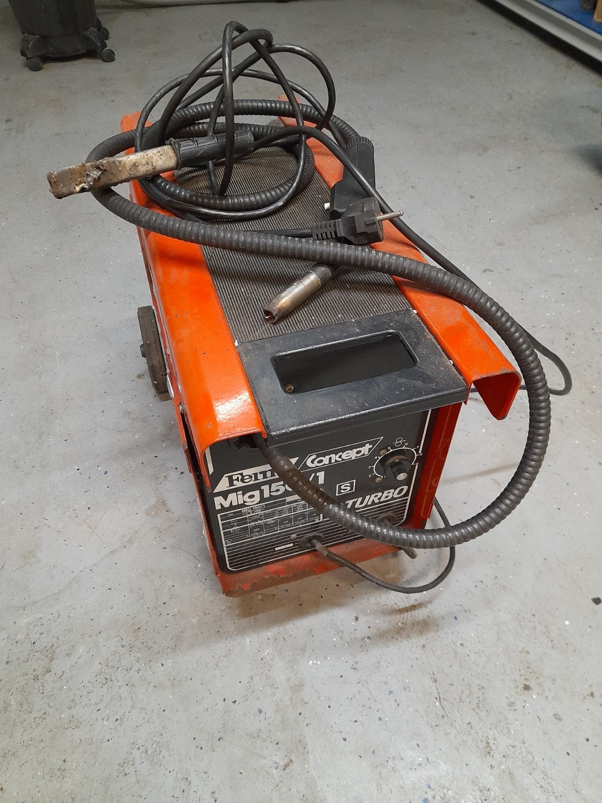 ferm concept mig 150/1 lasapparaat turbo, Doe-het-zelf en Verbouw, Ophalen, Gebruikt, 150 tot 250 ampère, Co2