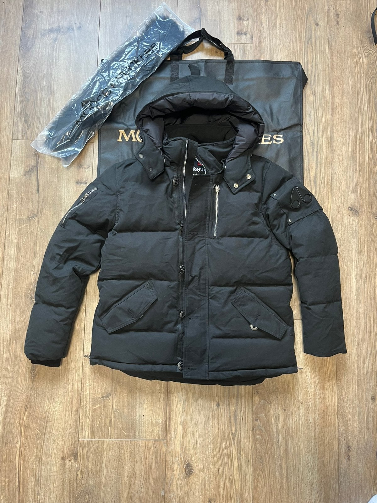 Moose knuckles winter jas zwart, Kleding | Heren, Ophalen of Verzenden, Nieuw, Maat 48/50 (M), Zwart