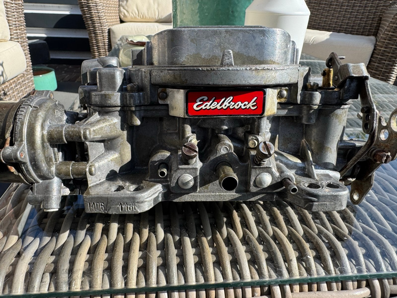 Gereviseerde Edelbrock 1406 Carburateur, Ophalen, Gereviseerd, Amerikaanse onderdelen