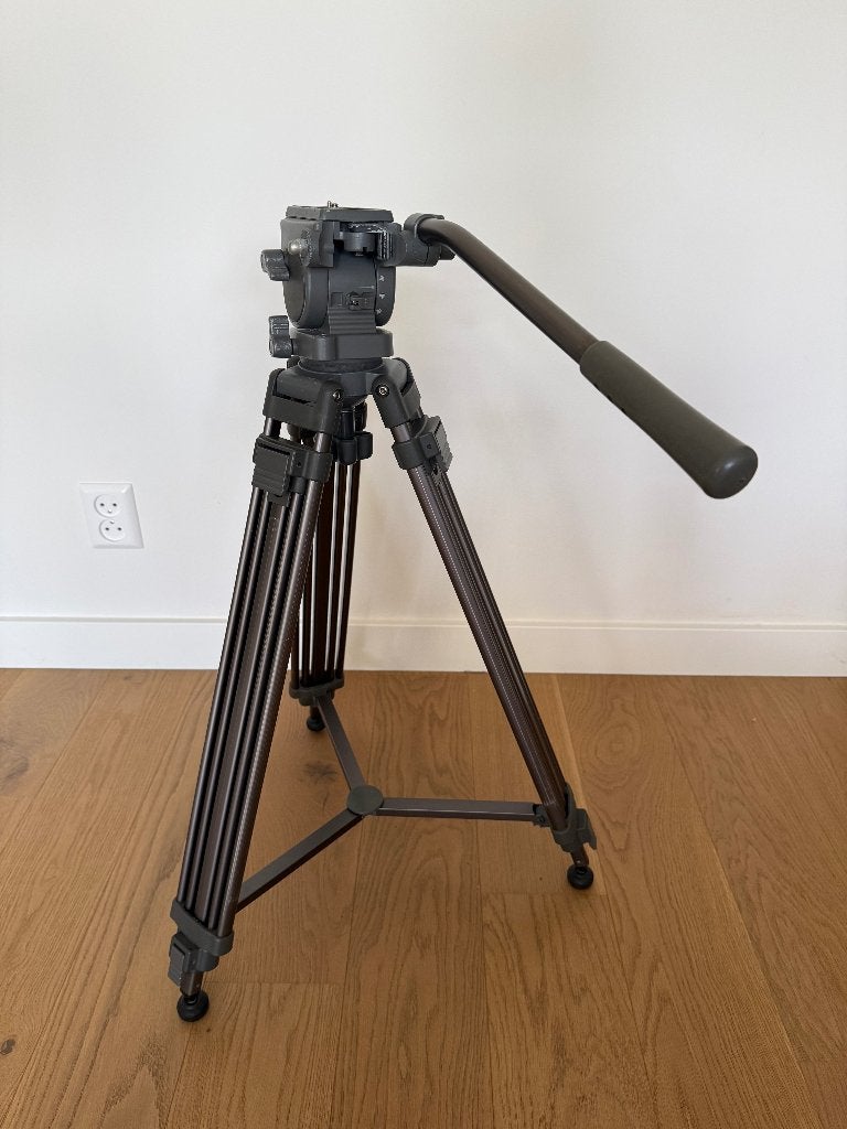 Statief TH-950DV 2-traps aluminium, Overige merken, Vloeistofkop, Zo goed als nieuw, 150 tot 175 cm