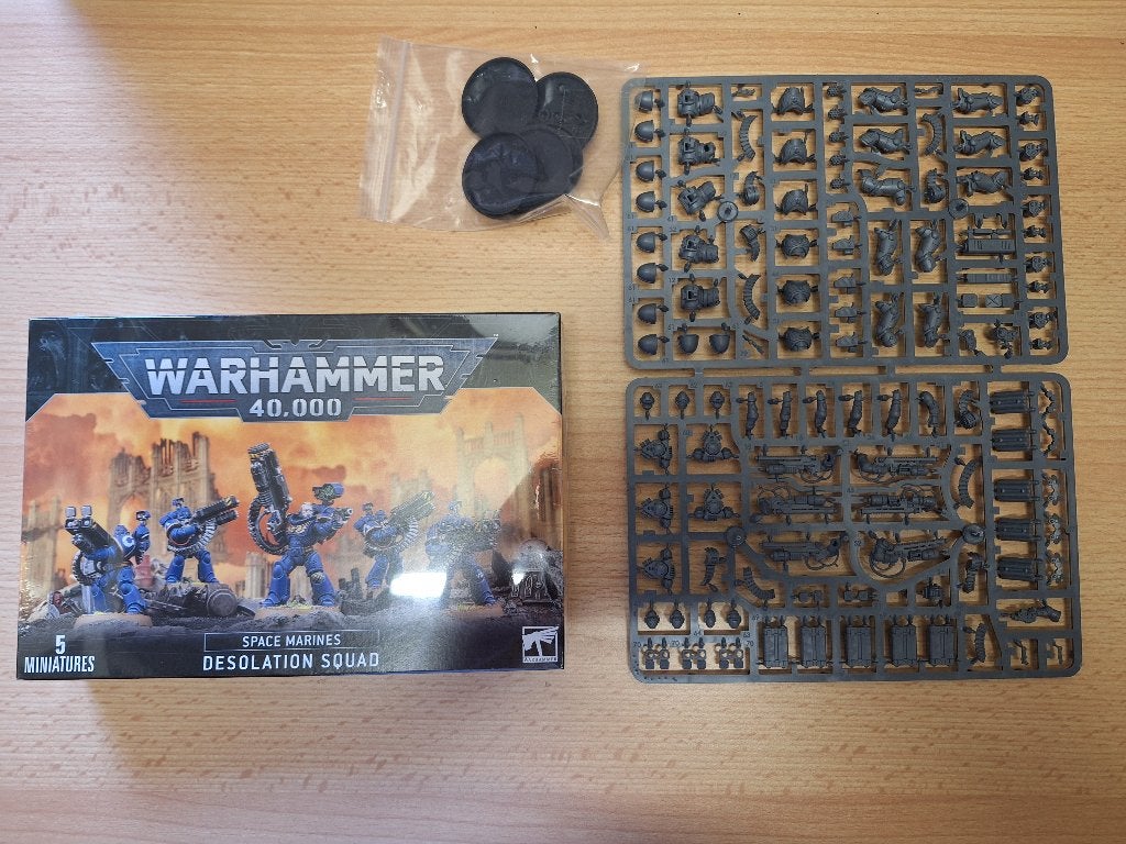 2x Warhammer 40K Space Marines Desolation Squad, Hobby en Vrije tijd, Wargaming, Ophalen of Verzenden, Zo goed als nieuw, Warhammer 40000