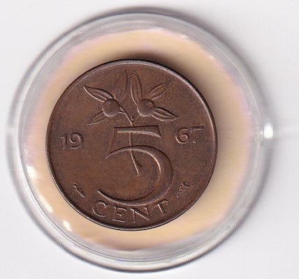 5 Cent 1967 b Zeer Netjes, Verzenden, Koningin Juliana, 5 cent, Losse munt