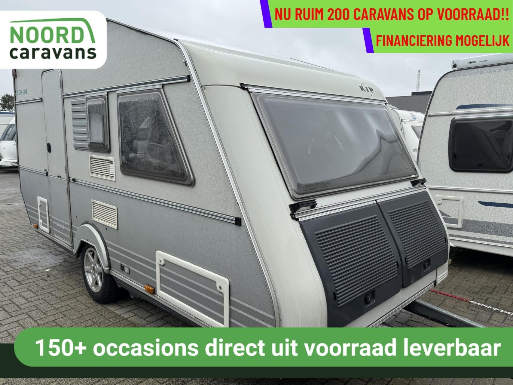 Kip STARLINE 41 TTZ, MOVER, VOORTENT, RAAM WORDT VERVANGEN!, Caravans en Kamperen, Mover, Kip, Bedrijf, Treinzit