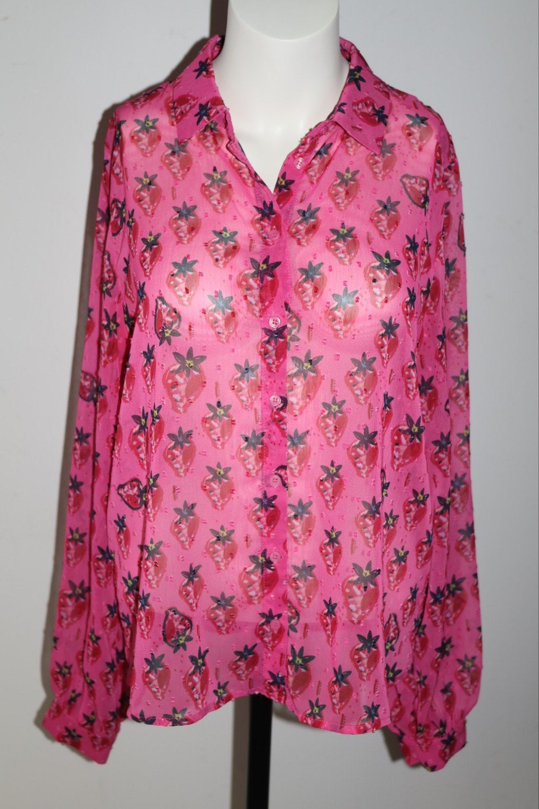 Pom Amsterdam vrolijke blouse maat 38 / M, Kleding | Dames, Blouses en Tunieken, Pom Amsterdam, NL, Ophalen of Verzenden, Zo goed als nieuw