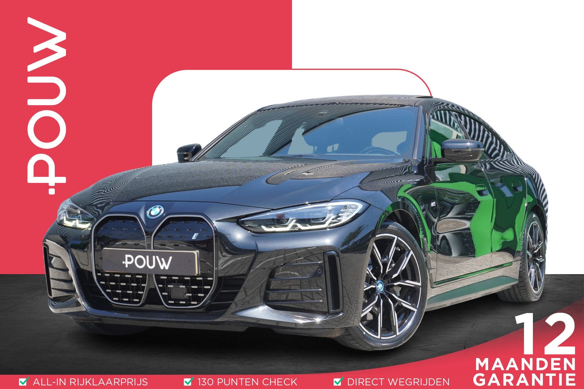BMW i4 eDrive40 340pk High Executive 84 kWh | SoH 94% | M-Sp, 12 maanden, Achterwielaandrijving, 2025 kg, 750 kg