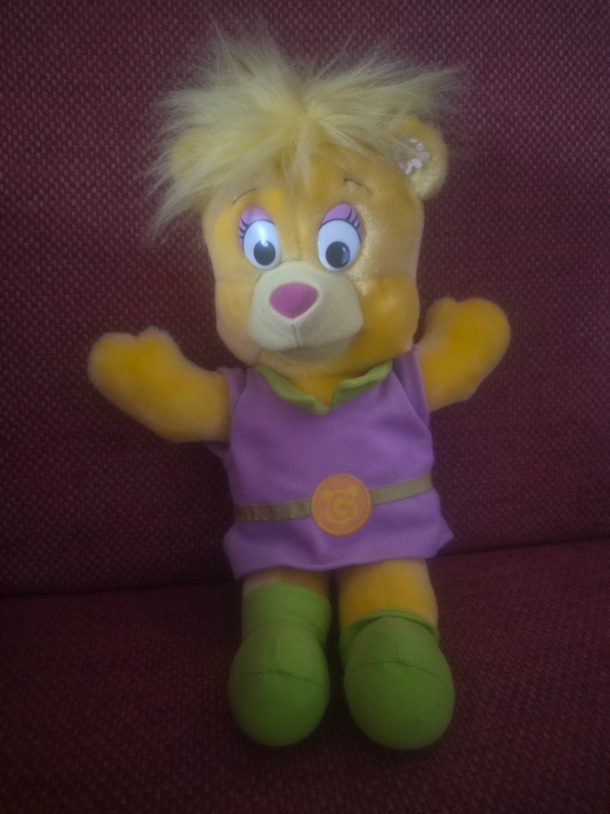 Vintage Fisher-Price Sunni Gummi knuffel jaren '80, Ophalen of Verzenden