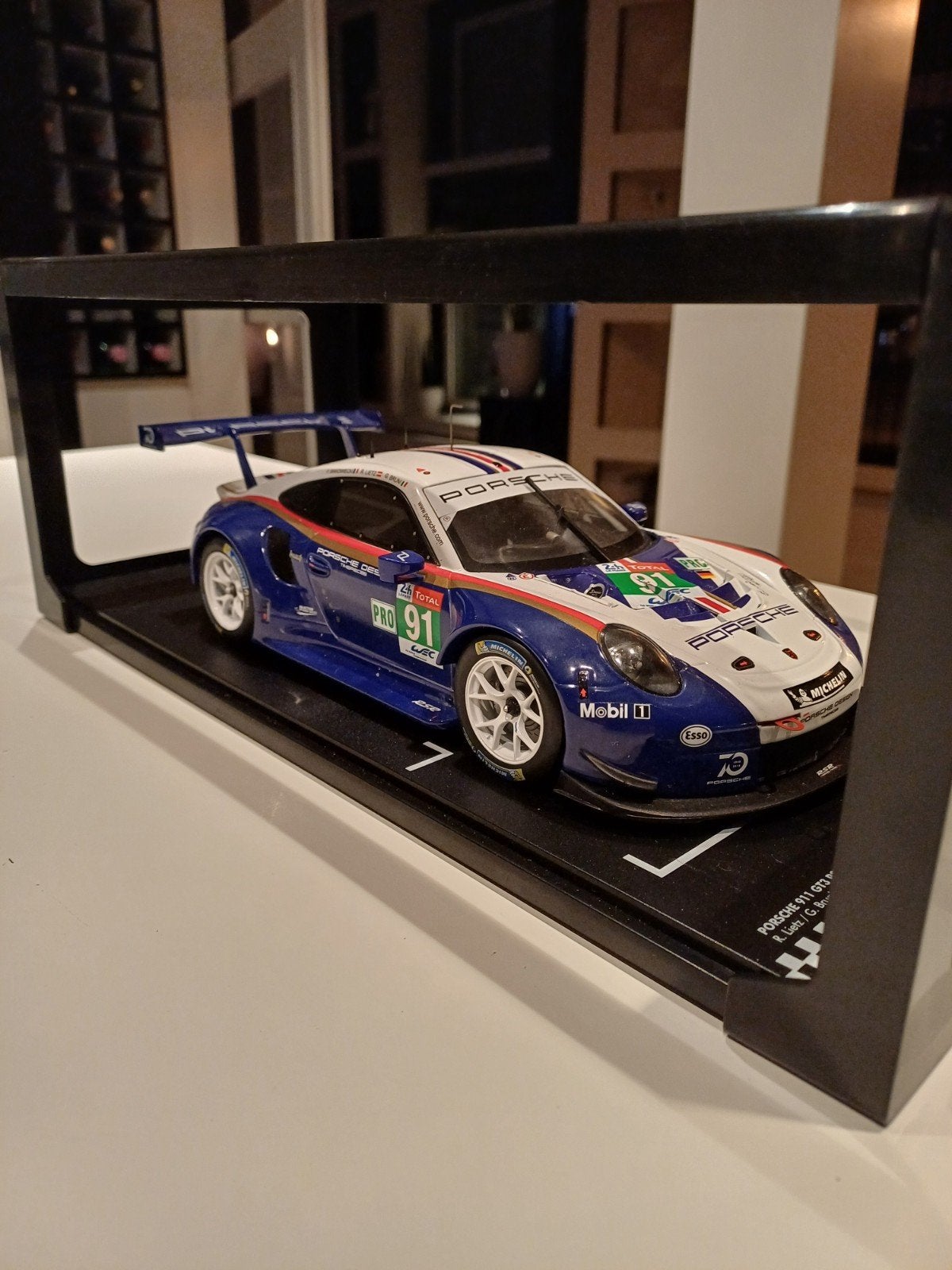 Porsche 911 GT3 RSR 24h Le Mans 2018 modelauto, Hobby en Vrije tijd, Modelauto's | 1:18, Ophalen of Verzenden, Zo goed als nieuw