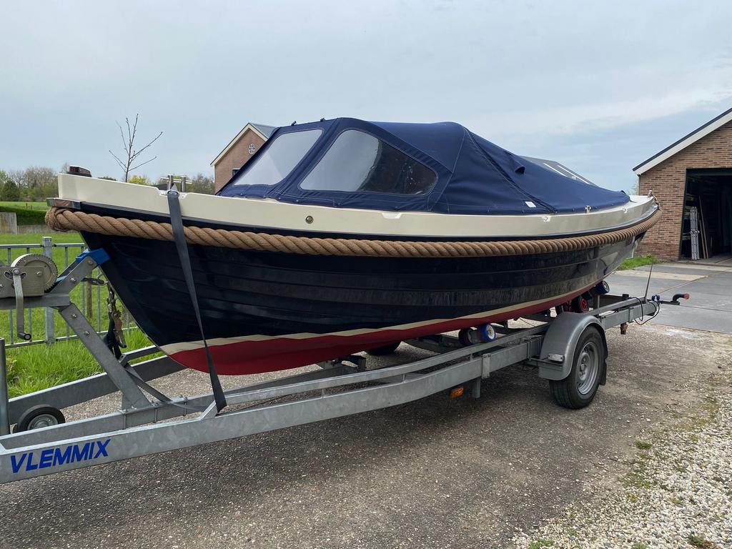 Interboat 19 inclusief trailer, Watersport en Boten, Sloepen, Ophalen, 10 tot 30 pk, Gebruikt, Binnenboordmotor