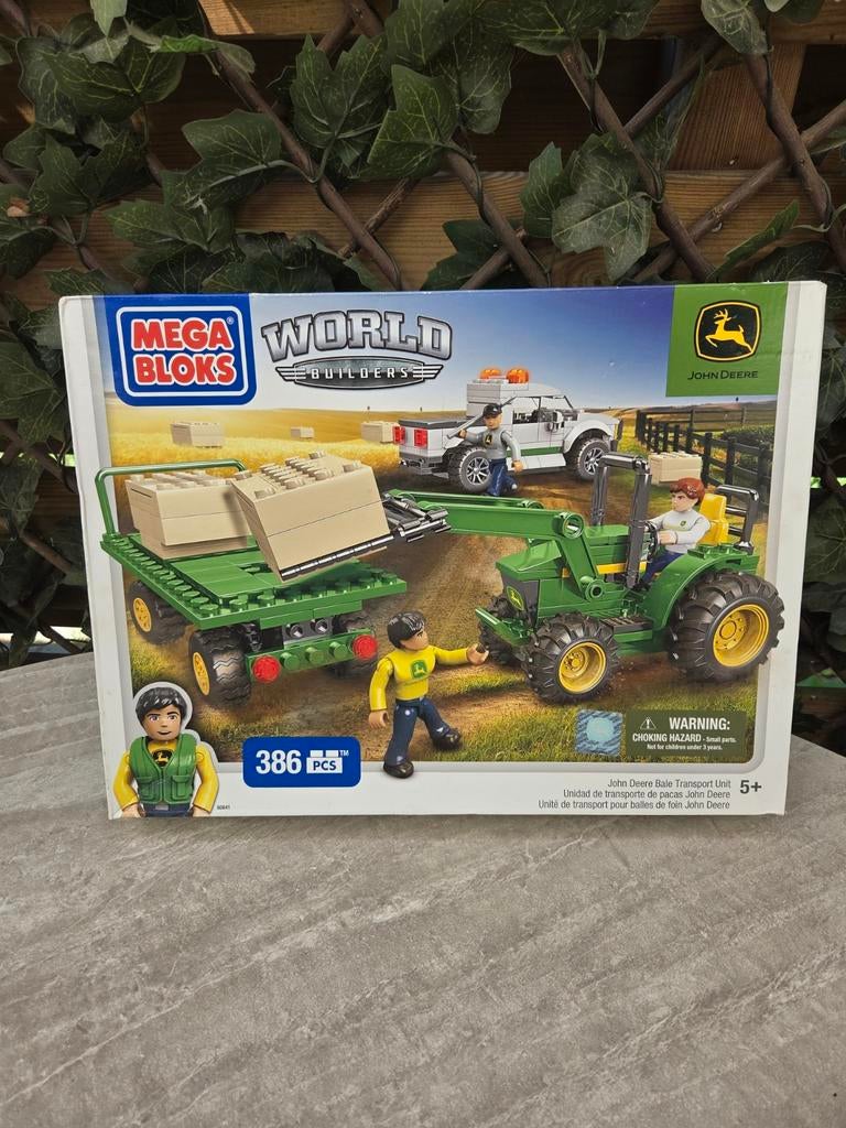 MEGA BLOKS world builders John Deere, Ophalen of Verzenden, Zo goed als nieuw