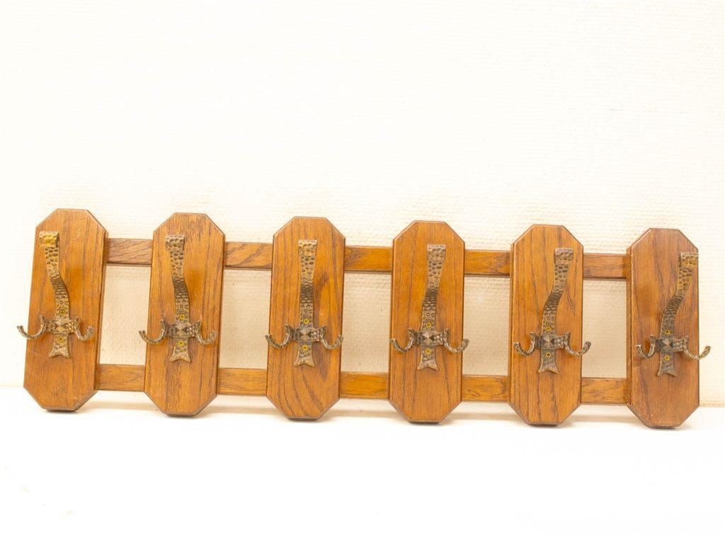Houten kapstok 34324, Wandkapstok, Gebruikt, Ophalen of Verzenden, Minder dan 100 cm