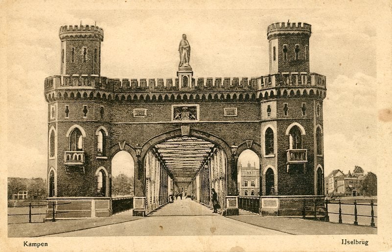 KAMPEN – IJsselbrug 1920 (VK591), Verzenden, Voor 1920, Ongelopen, Overijssel