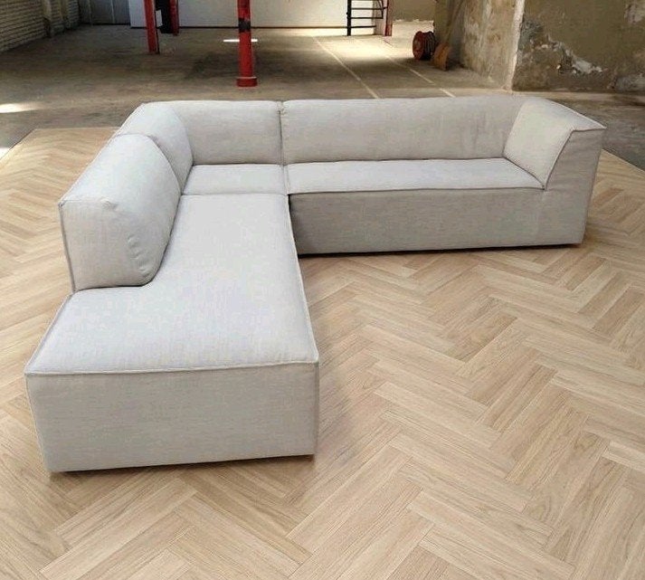 Gelderland 6905 | Hoekbank | Refurbished | zandkleur naturel, 250 tot 300 cm, Info@andriesign.nl, Hoekbank, 75 tot 100 cm