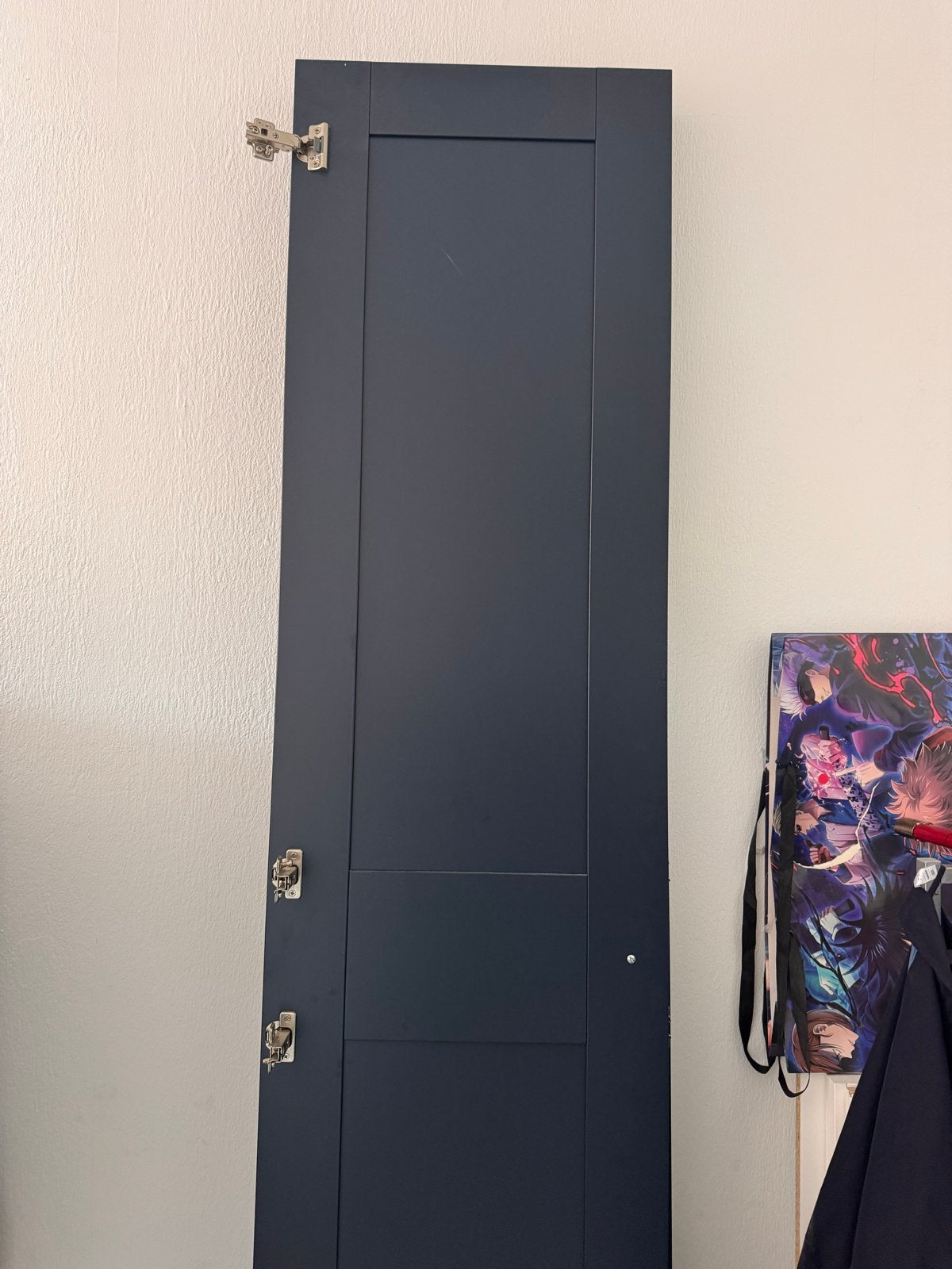 Donkerblauwe kastdeur van Pax Ikea, Huis en Inrichting, Ophalen, Minder dan 50 cm, Gebruikt, Minder dan 25 cm