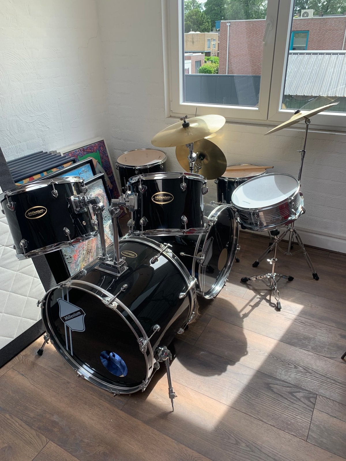 Millenium drumstel - Compleet en in goede staat, Ophalen, Gebruikt, Overige merken