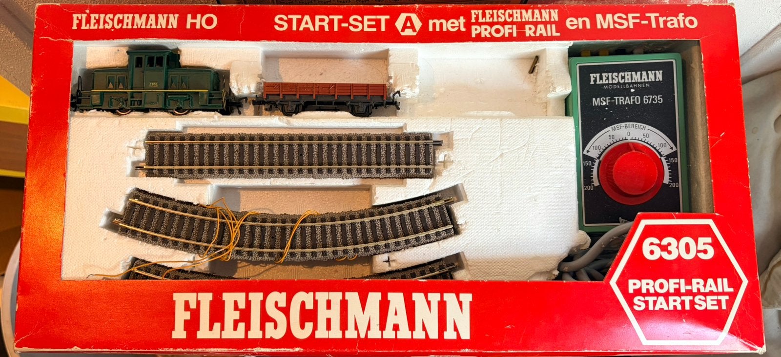 Fleischmann startset 6305, Hobby en Vrije tijd, Modeltreinen | H0, Treinset, Gelijkstroom, Fleischmann, Ophalen of Verzenden