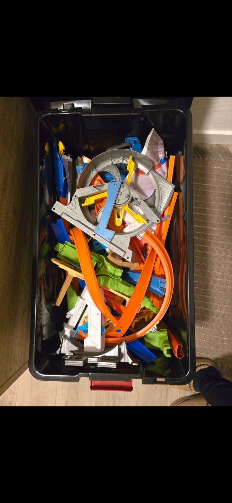 Grote Hot Wheels Baan Collectie - Diverse Sets en Onderdelen, Ophalen, Gebruikt