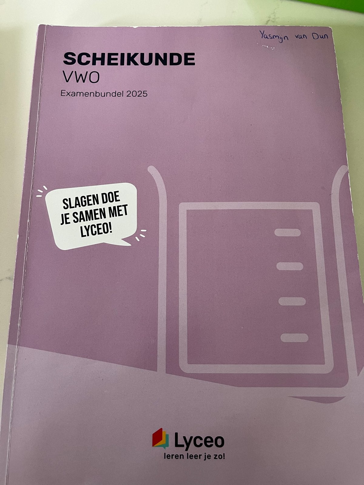 Examenbundel Scheikunde VWO Lyceo 2025, Boeken, Schoolboeken, Ophalen, Zo goed als nieuw, VWO, Scheikunde