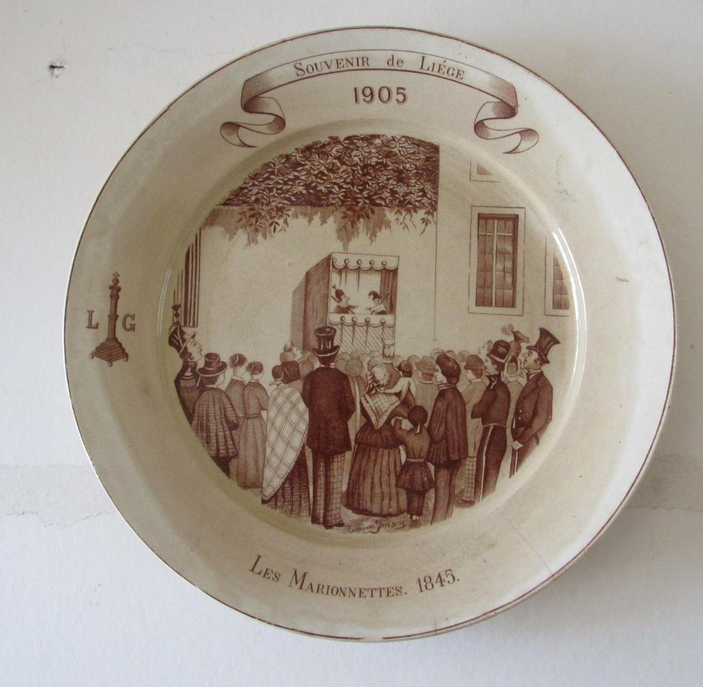 Jubileum bord  Souvenir de Liege  1845-1905, Antiek en Kunst, Verzenden
