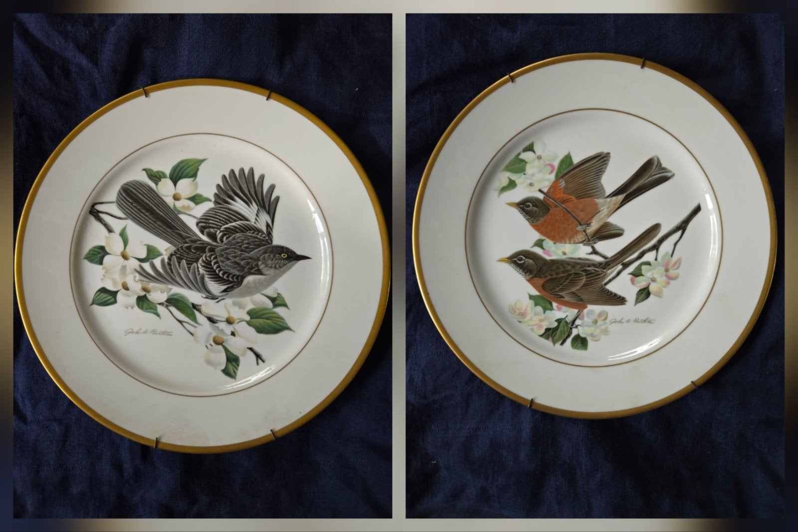2 x Hutschenreuther John A. Ruthven limited edition sierbord, Ophalen of Verzenden